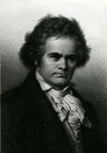 Portrait of Beethoven by Carl Jager