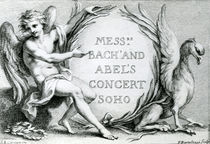 Bach and Abel's Concert Soho von Francesco Bartolozzi