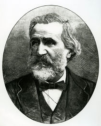 Portrait of Giuseppe Verdi von Anonymous