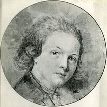 Portrait of Mozart at the age of Fourteen after Pompeio Batoni von George Frank Miles