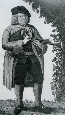 'Old Geordie Sime, a Famous Piper in his Time' by John Kay