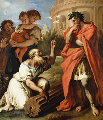 Tarquin the Elder consulting Attius Navius von Sebastiano Ricci