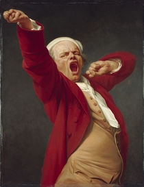 Self-Portrait, Yawning, 1783 von Joseph Ducreux