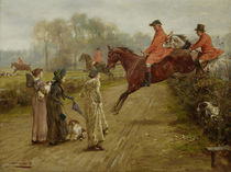 Watching the Hunt, 1895 by George Goodwin Kilburne