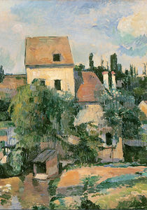 Moulin de la Couleuvre at Pontoise by Paul Cezanne