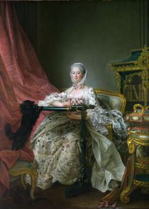 Madame de Pompadour, 1763-64 by Francois-Hubert Drouais