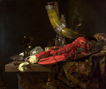 Still Life with the Drinking-Horn of the St. Sebastian Archers' Guild von Willem Kalf