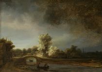Landscape with a Stone Bridge by Rembrandt Harmenszoon van Rijn
