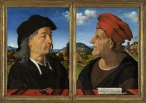 Portraits of Giuliano and Francesco Giamberti da Sangallo von Piero di Cosimo