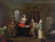Marriage a la Mode: III - The Inspection von William Hogarth