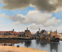 View of Delft, c.1660-61 by Jan Vermeer
