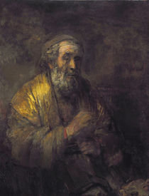 Homer Dictating to a Clerk von Rembrandt Harmenszoon van Rijn