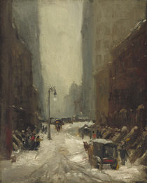 Snow in New York, 1902 by Robert Cozad Henri