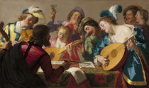 The Concert, 1623 von Gerrit van Honthorst