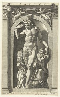 Bacchus, 1592 by Hendrik Goltzius