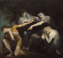 Oedipus Cursing His Son, Polynices by Henry Fuseli