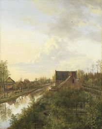 The Canal at Graveland, 1818 by Pieter Gerardus van Os