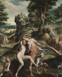 Venus and Adonis, c.1585-90 by Bartholomaeus Spranger