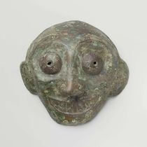 Chinese bronze mask, c.1100-800 BC by Anonymous