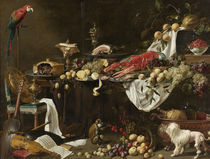 Banquet Still Life, 1644 by Adriaen van Utrecht