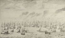 The Battle of Terheide, 1657 by Willem van de, the Elder Velde