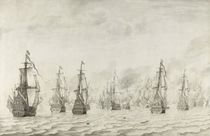 The Battle of Dunkirk, 1659 von Willem van de, the Elder Velde