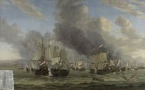 The Battle of Livorno, c.1653-64 von Reinier Zeeman