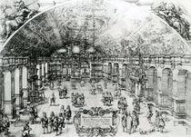 View of the Interior of the Lusthaus in Stuttgart by German School