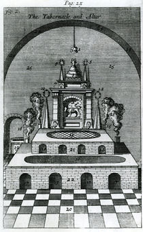 The Tabernacle and Altar by English School