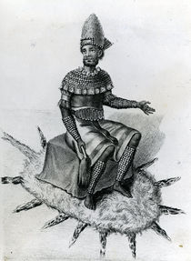 Kazembe, or King of Lunda, South of Lake Mweru, 1891 by English School