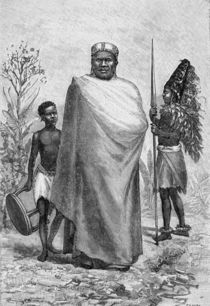 Sina, Sultan of Kibosho and a Warrior by French School