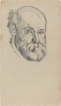 Self-Portait, c.1880-2 by Paul Cezanne