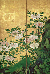 Detail of Flowers by Kaiho Yusho