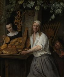 The Baker Arent Oostwaard and his Wife Catherina Keizerswaard by Jan Havicksz Steen
