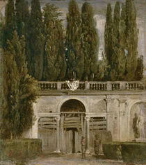 View of the Gardens of the Villa Medici in Rome von Diego Rodriguez de Silva y Velazquez