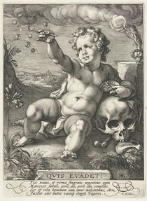 Homo Bulla, 1594 von Hendrik Goltzius