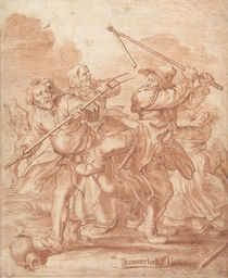 Fighting Peasants, 1600-62 by Adriaen Pietersz. van de Venne