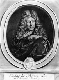 Isaac de Bensserade von Gerard Edelinck
