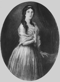Lucile de Chateaubriand aged 25 by French School