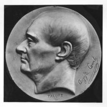 Medallion of Auguste Comte von Ferdinand Taluet
