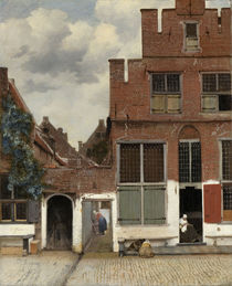View of Houses in Delft, known as 'The Little Street' von Jan Vermeer