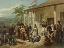 The Arrest of Diepo Negoro by Lieutenant-General Baron De Kock by Nicholas Pieneman