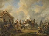 The Battle of Bautersem during the Ten Days Campaign von Nicholas Pieneman