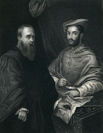 Cardinal Hippolito De Medici and Sebastiano Del Piombo von Sebastiano del Piombo
