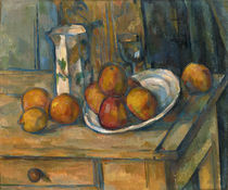 Still Life with Milk Jug and Fruit von Paul Cezanne
