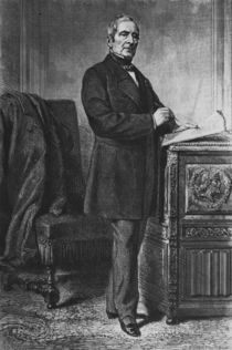 Alphonse de Lamartine von Ange-Louis Janet