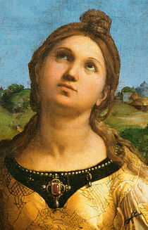 Detail from St. Cecilia surrounded by St. Paul by Raphael