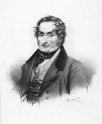 Portrait of Charles Nodier von Emile Lassalle