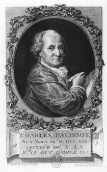 Portrait of Charles Palissot von Pierre Philippe Choffard