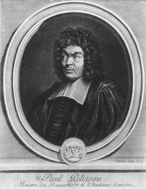 Portrait of Paul Pellisson von Gerard Edelinck
